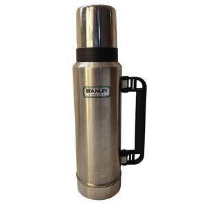 Stanley Classic Vacuum Bottle Thermos 1.4 Quart Stainless Steel 1.32 Liter